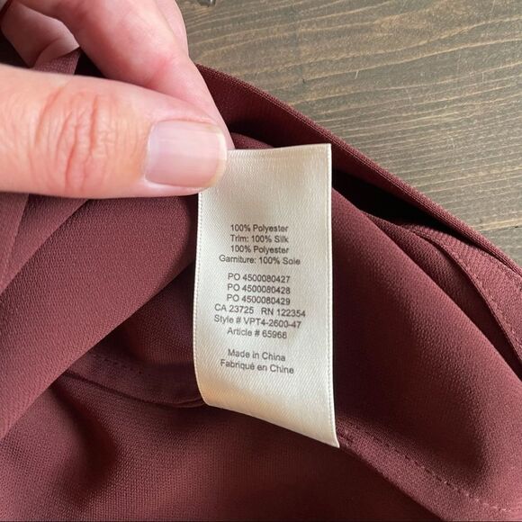 Wilfred Laon Long Sleeve Open Back Blouse in Truffle XS - Picture 7 of 9